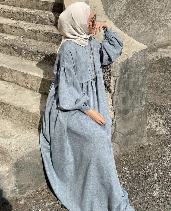 Casual Charm Modest Gown